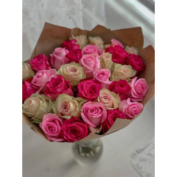 Bouquet of 25 roses mix